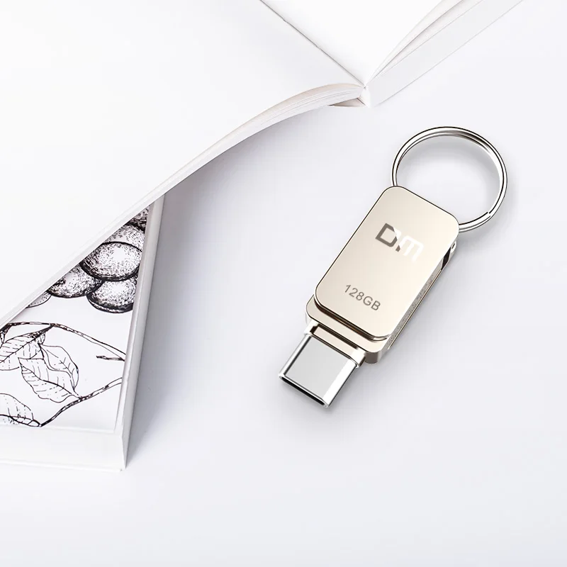 DM PD059 128GB USB-C тип-c OTG флеш-накопитель Usb 3,0 флеш-накопитель смартфон память Мини Usb