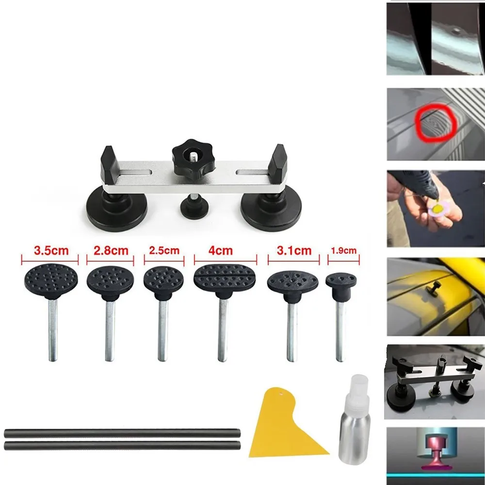 

car repair kit Paintless Dent Removal Car Body Repair Kit Pulling Bridge Dent Puller Adhesive Glue