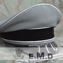 WW2 E.M.D. Офицер шляпа. Саржевая шерсть(оранжевый