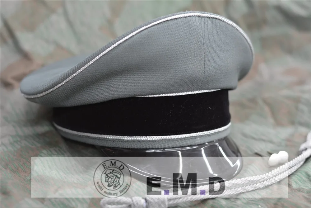 

WW2 E.M.D German .Officer hat . Twill Wool (Orange).