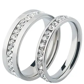 

Smooth stainless steel Ring creative titanium steel couple rings