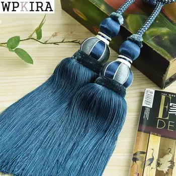 

Curtain Brush Tiebacks Tassel Fringe Hanging Belt Balls Curtain Accessories Holderback Tie Backs Lashing Bind cp119&20