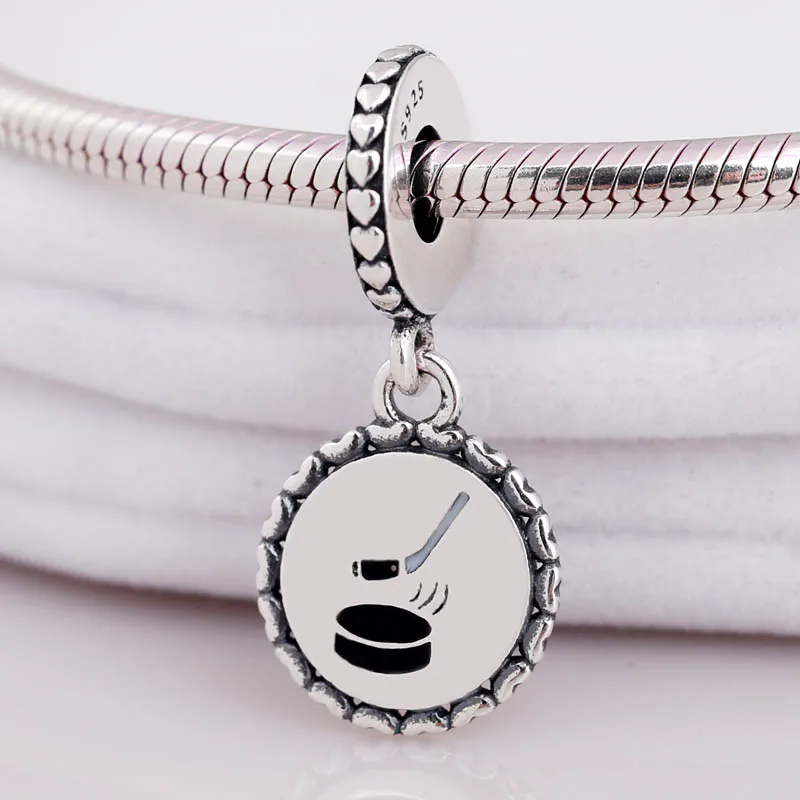 Buy New 925 Sterling Silver Bead Charm Enamel Ice