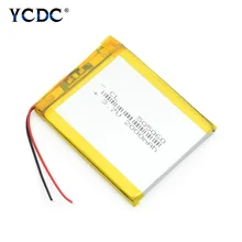 YCDC 3,7 V литий-полимерный аккумулятор gps навигация 505060 2000mah аккумулятор большой емкости литий-полимерные аккумуляторы
