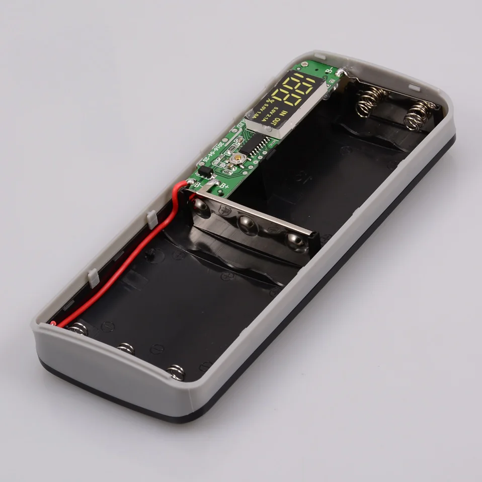 (Без батареи) icoque 5V Dual USB 5*18650 Power Bank Box повербанк зарядное устройство для
