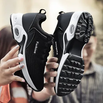 

New fashion men's casual shoes summer outdoor breathable work shoes men's sports shoes mesh shoes cushion male slip