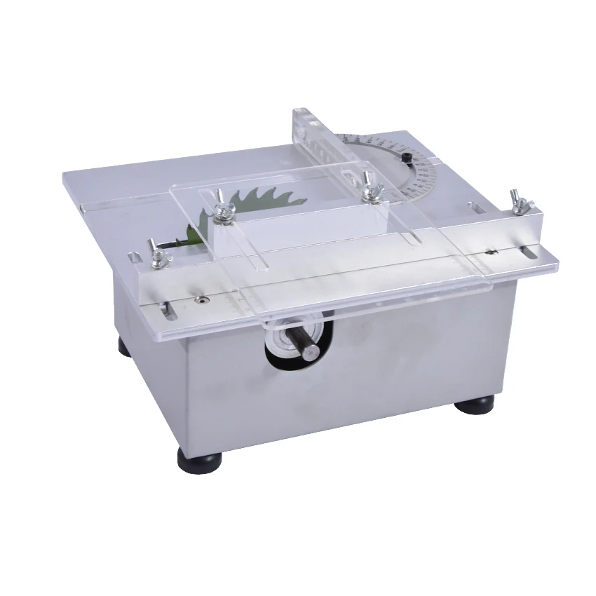 New Miniature High Precision Table Saw DC 24V 7000RPM Cutting Machine DIY Model Saws Precision Carpentry Chainsaw 100W 1.5-10mm