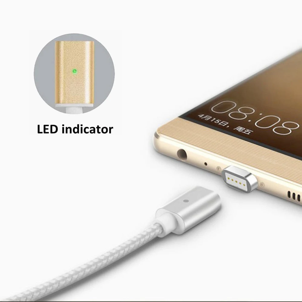 Золотой и Серебряный двухцветный кабель для мобильного телефона C type USB интерфейс