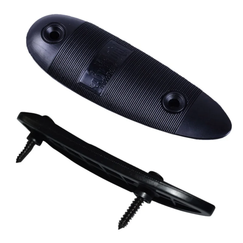

Hunting Plastic Accessories Outdoor Durable Non-Slip Ribbed Recoil Screw Gun Butt Stock Gentle Cushion Push Pads j2