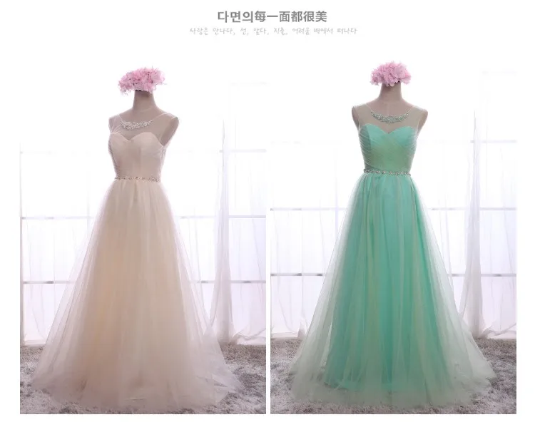 Настоящий образец дешевые длинные белые шифоновые платья с кристаллами для подружек невесты модное розовое торжественное платье Vestidos De Novia