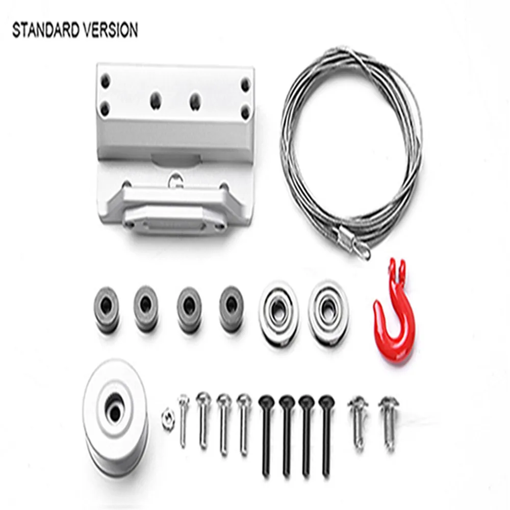 For GRC VP VS4 Built-in Winch Multifunction Bracket Set Servo Pre Front Bracket GAX0124F / S 360-degree Steering Gear Bracket For GRC VP VS4 Built-in Winch Multifunction Bracket Set Servo Pre Front Bracket GAX0124F / S 360-degree Steering Gear Bracket