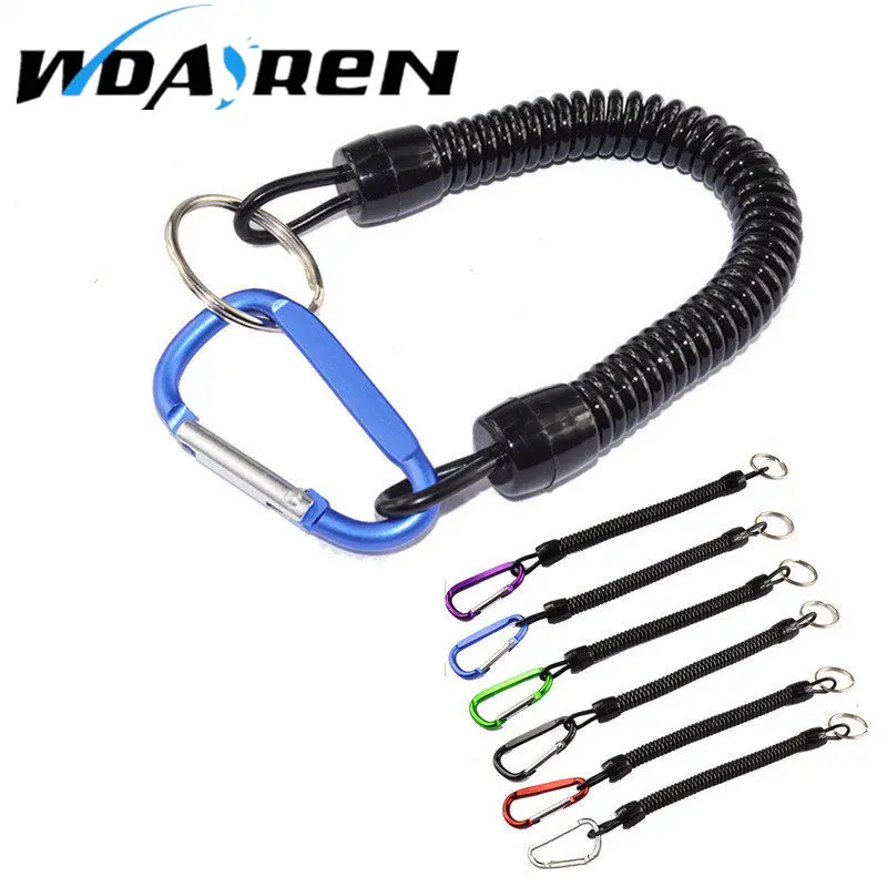 1Pcs 1.4m Fishing Ropes Coiled Fish Missed Rope Fishing Pole Rod