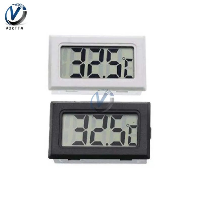 

Digital Display Temperature Controller Socket Embedded Thermometer Built-in Probe NTC Temperature Sensor Tester Room Indoor