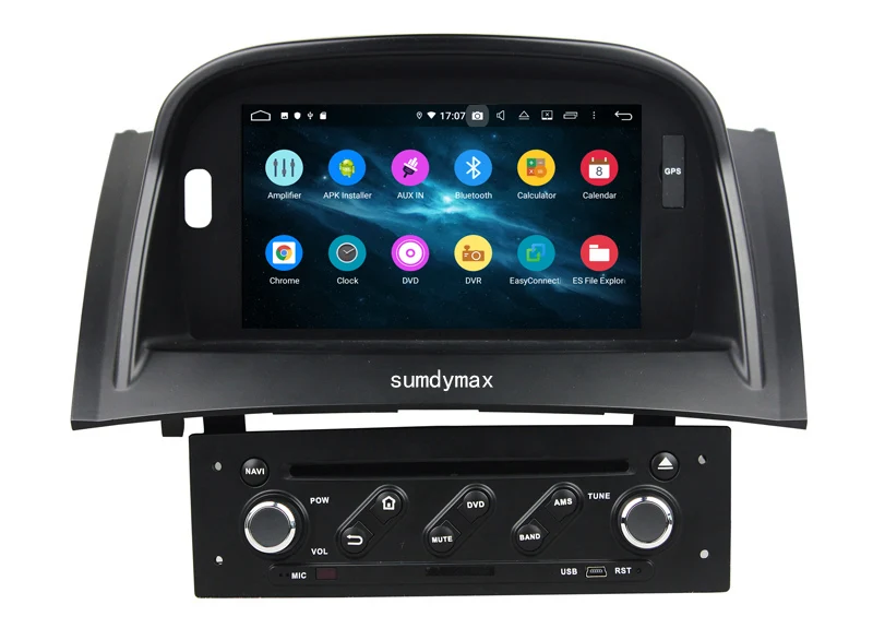 Sale 1024*600 hd octa core 4G 64G Android 9.0 Car Multimedia Player for Renault Megane II with audio stereo built in wifi DVR OBD 8