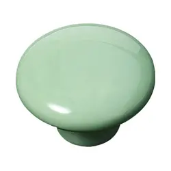 Маленькая круглая кнопка ручки в керамике для шкафа двери