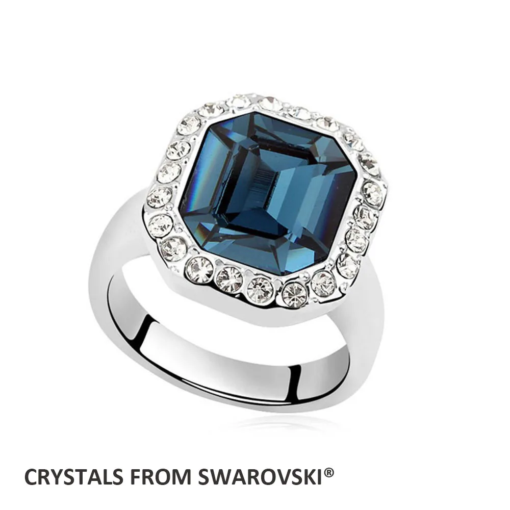 

2016 hot sale Fashion crystal ring With Crystals from SWAROVSKI good for Christmas gift