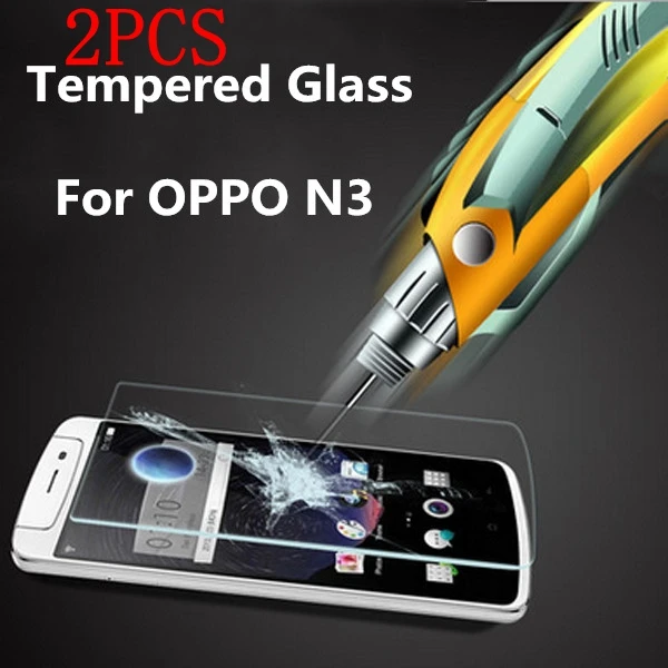 2 шт закаленное стекло для OPPO N3 Защитная пленка экрана N5207 5209 стекло|Защитные