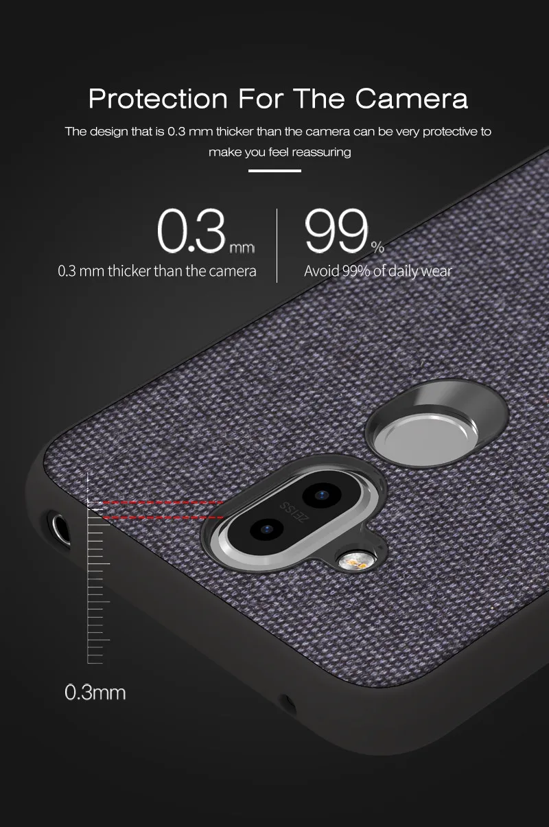 For Nokia X7 Case New Nokia 8.1 Case Full protection Hybrid PU Cloth TPU Business Dark Gentleman Case For Nokia X7 Case10