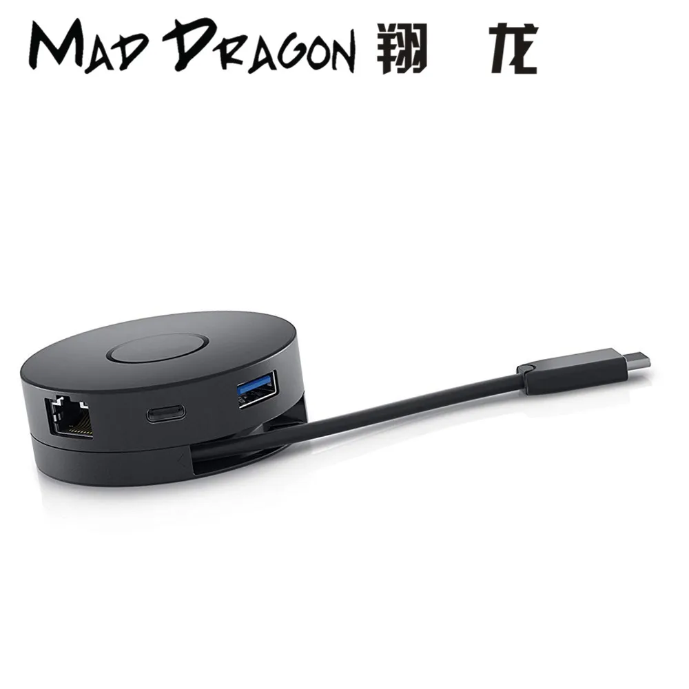  MAD DRAGON Brand for Dell DA300 Mobile USB-C HDMI/VGA/Ethernet/USB 4K Adapter Compatible with Latit