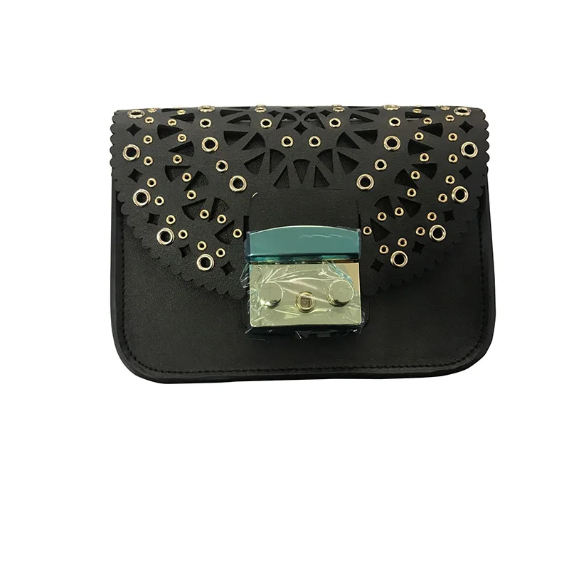 100 Real Photo Hollow Out Bag Luxury Brand Crossbody Bag Women Genuine font b Leather b