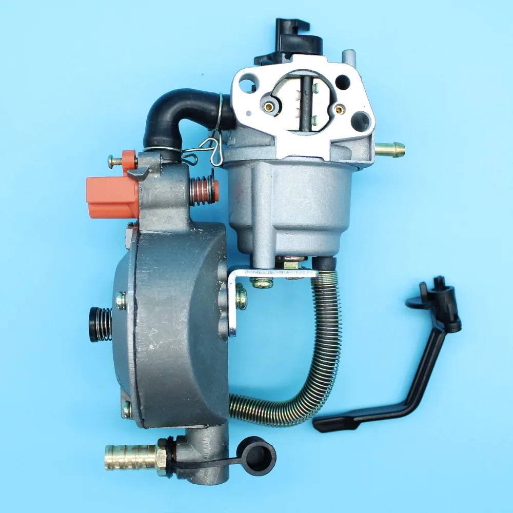 Gerador de Glp Kit de Conversão de Combustível para Honda Carburador Duplo 170f 2kw-3kw Motor – Gnv Gasolina Carb Montagem Gx160 Gx200 168f