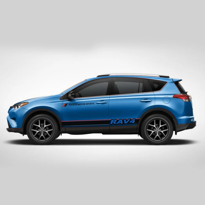 Автостайлинг TAIYAO Спортивная Автомобильная Наклейка для Toyota 2013 2018 RAV4 гибридные