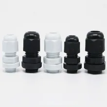 Водонепроницаемый pg16 pg21 pg9 pg42 ip68 pg11 pg25 pg13.5 pg19 pg7 Кабельный сальник для герметизации провода с m18x1.5 сальник кабель белого цвета