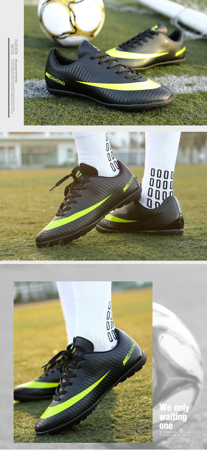 Soccer Shoes for men Kids indoor football Shoes sneakers turf superfly futsal original football boots Comfortable Waterproof (10)