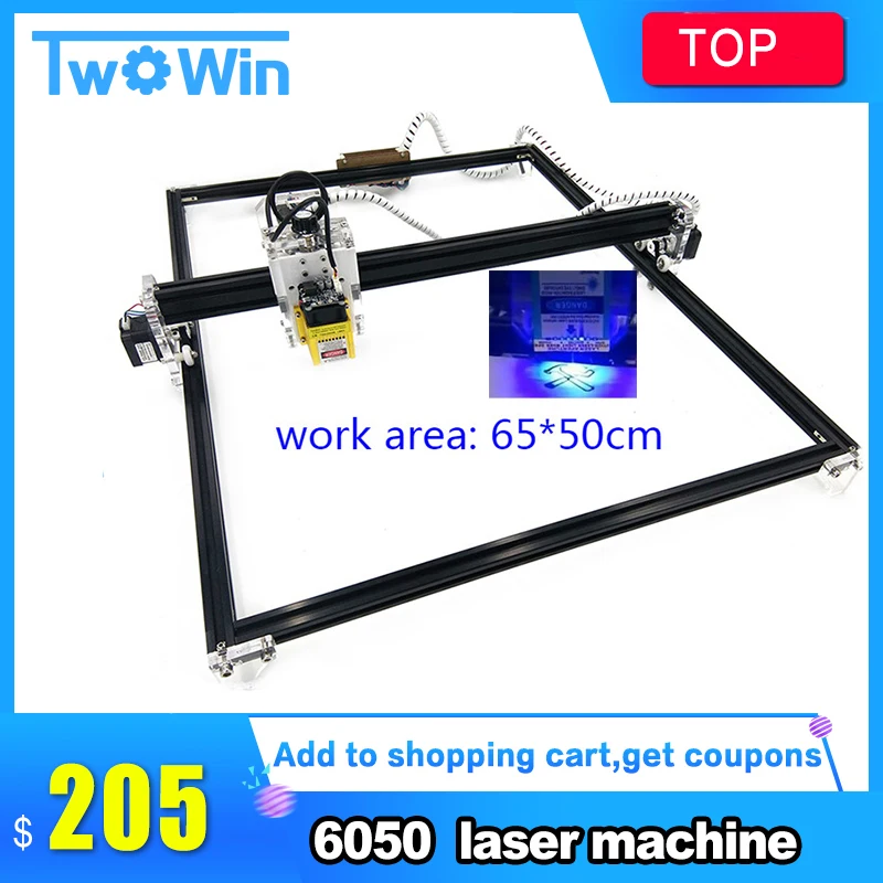 

15W big power 65*50cm Work Size CNC Machine Laser Engraving,CNC Laser Engraving Marking Machine,DIY Laser Cutter Machine