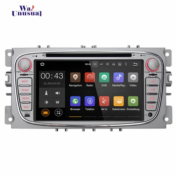 

WANUSUAL 7 Inch Android 5.1 Car Video Player for Ford Focus for Mondeo for S-max for C-max for Galaxy 2008-2011 with WIFI GPS BT