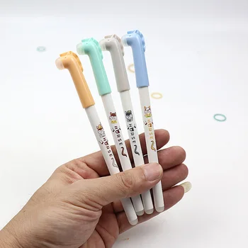 

Erasable Gel Pen 0.5mm Black/Blue Ink Kawaii Small Horse Magical Neutral Pen Writing Student School Supplies Gift 4pcs/lot