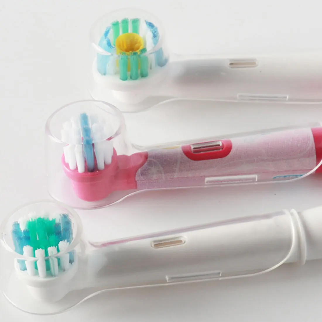 4pcs/lot Portable Travel Electric Toothbrush Head Toothbrush Case