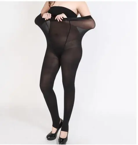 

women's spring autumn elastic leggings lady's plus size sexy mesh leggings for 100kg TB082