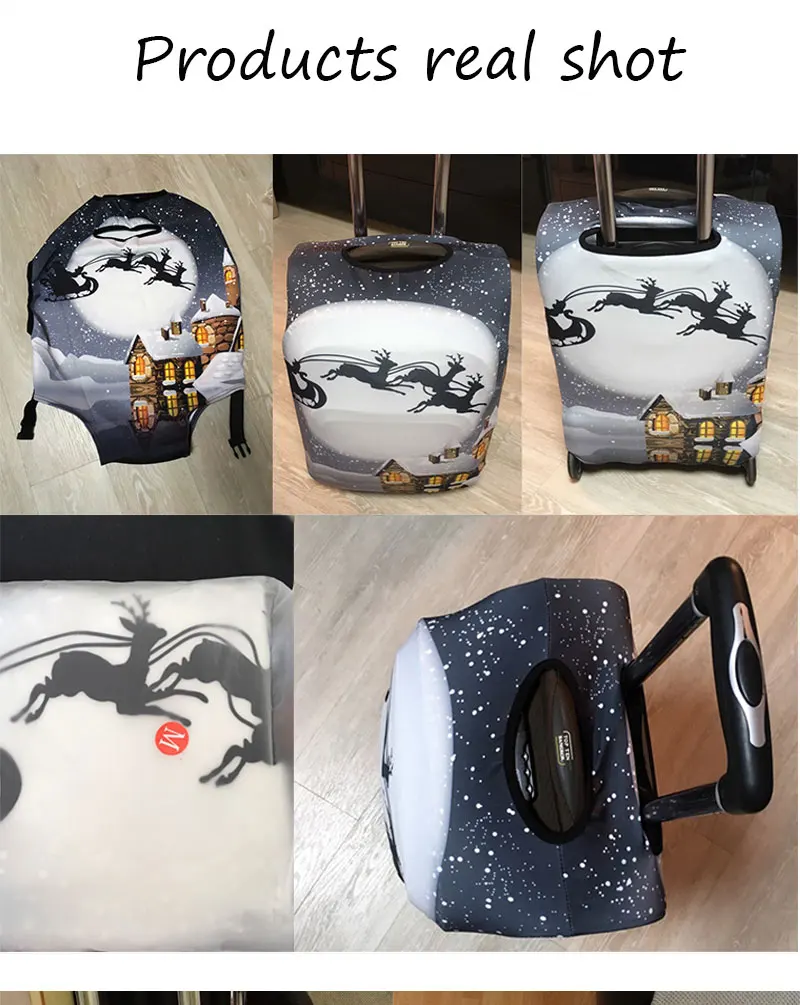 HMUNII INS мода путешествия по всему миру багаж протектор чемодан Крышка, подходит для 18-32 дюймов чемоданы, дорожные аксессуары