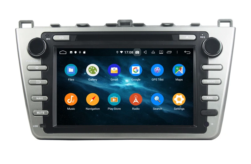 Clearance Android 9.0 car dvd player for mazda6 ruiyi ultra 2008-2012 with gps navigation radio USB DVD built in wifi mirror link 4G+32G 6