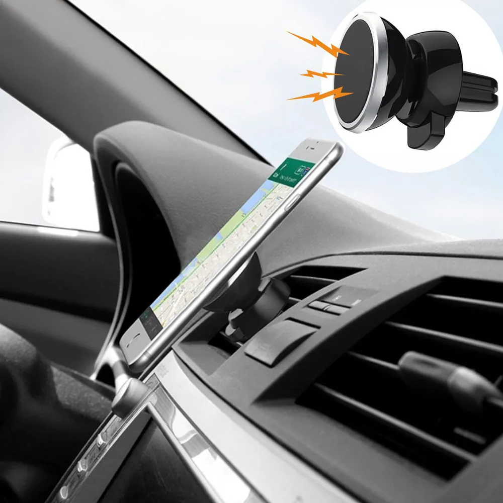 

Car Phone Holder Magnetic Air Vent Mount Mobile Smartphone Stand Magnet Support Cell in Car GPS For iPhone XS Max Samsung
