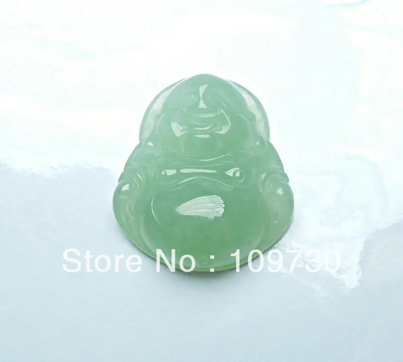 

Natural jade pendant a handmade ice kinds of Emerald Buddha female models for security and peace with certificate dh 0024