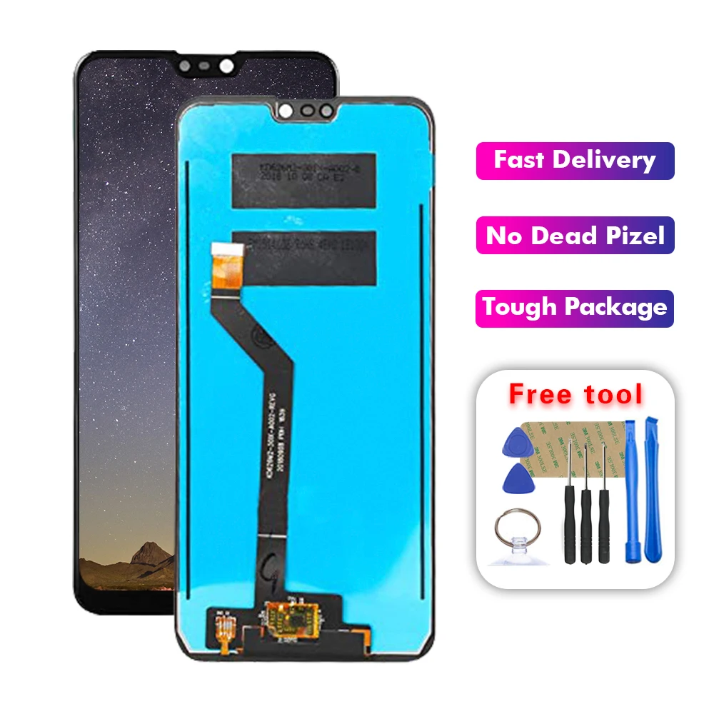ЖК-дисплей с сенсорным экраном и дигитайзером в сборе для Asus ZenFone Max Pro M2 ZB631KL X01BDA |
