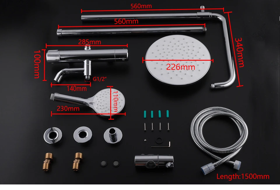 GAPPO Душевая система с автоматическим управлением термостатом, смесители для душа, водопад, смеситель для ванны, смеситель для ванны, дождевой душевой набор