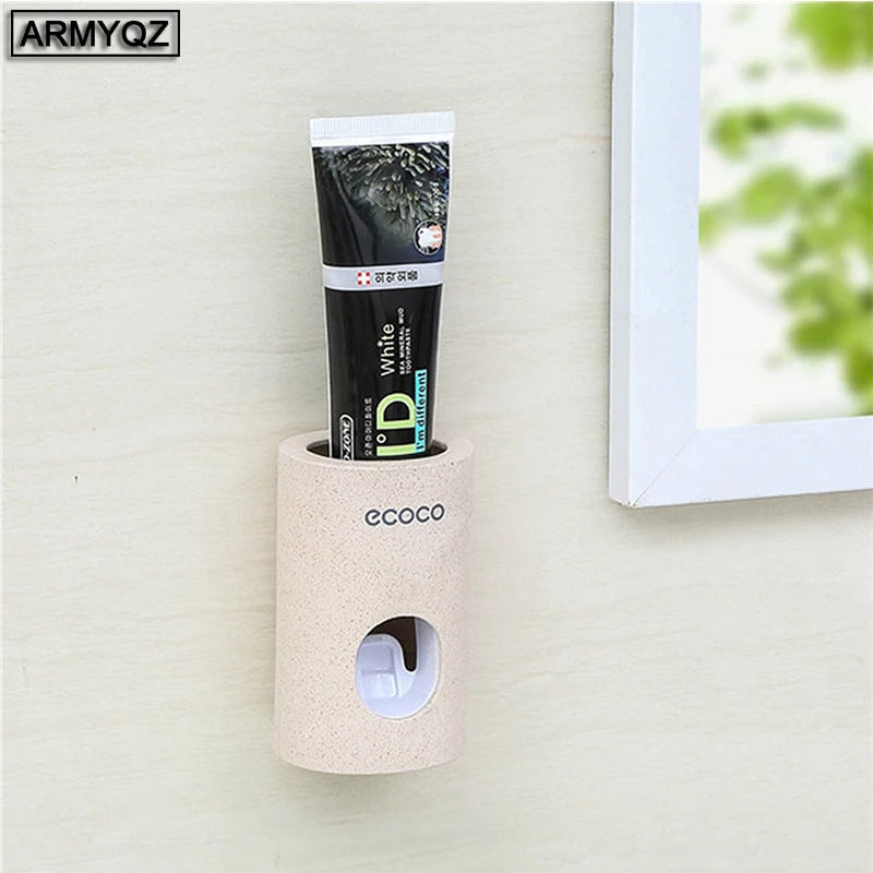 

1PCS Plastic Toothpaste Squeezer Wall-Mounted Automatic Toothpaste Dispenser Bathroom Accessories banyo aksesuarlari E1703