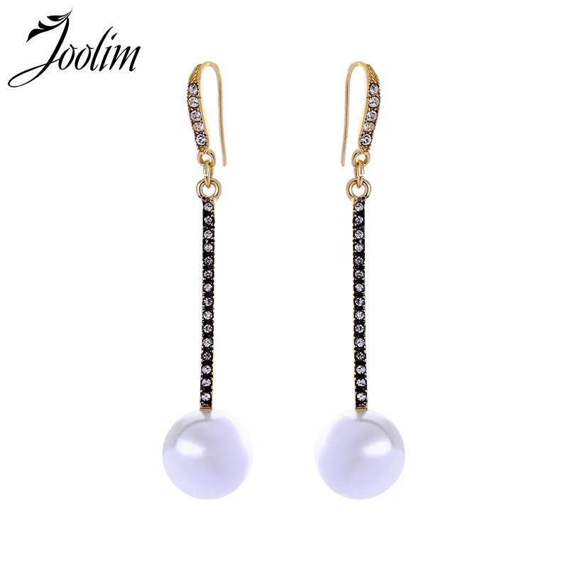 

Joolim Simple Pearl Earring Drop Earring Elegant Earring