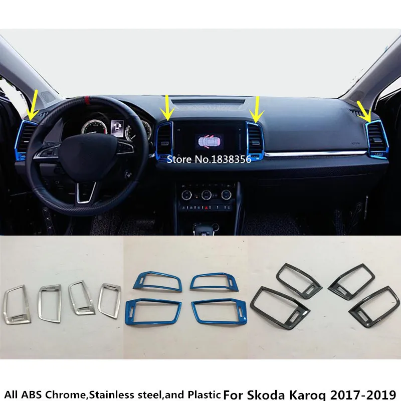 Для Skoda Karoq 2017 2018 2019 2020 2021 автомобильный выключатель из нержавеющей стали (правый +