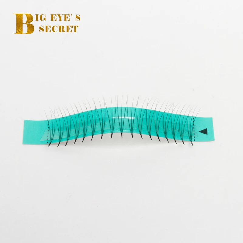 Big eye's secret 2D3D4D5D6D7D Russian Premade Volume Eyelashes Extension Short Stem Premade Fans C/D Curl Mink Individual Lash