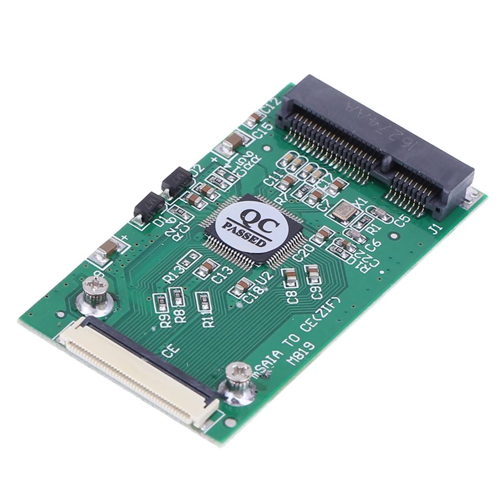 Hard drive Mini SATA mSATA PCI-E SSD to 40pin 1.8 Inch ZIF CE Converter Card For IPOD IPAD Toshiba Hitachi ZIF CE HDD Hard disk