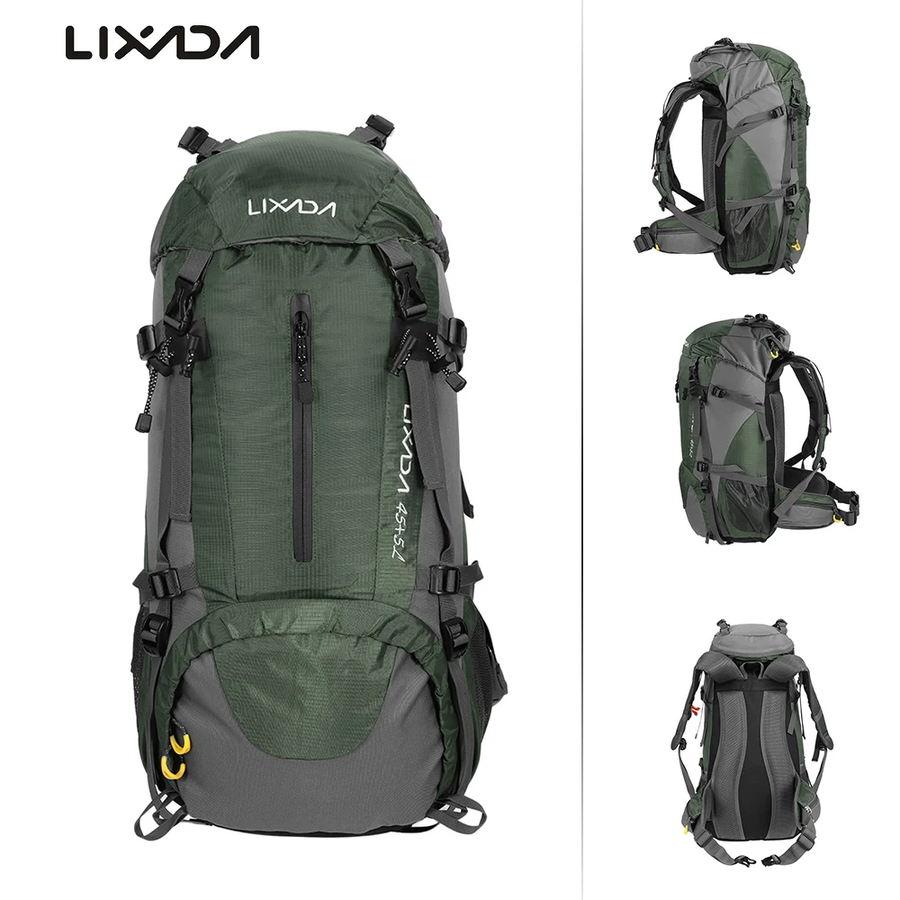 Lixada 50L открытый спортивный рюкзак Водонепроницаемый походный дорожный рюкзак для альпинизма походный рюкзак с дождевиком