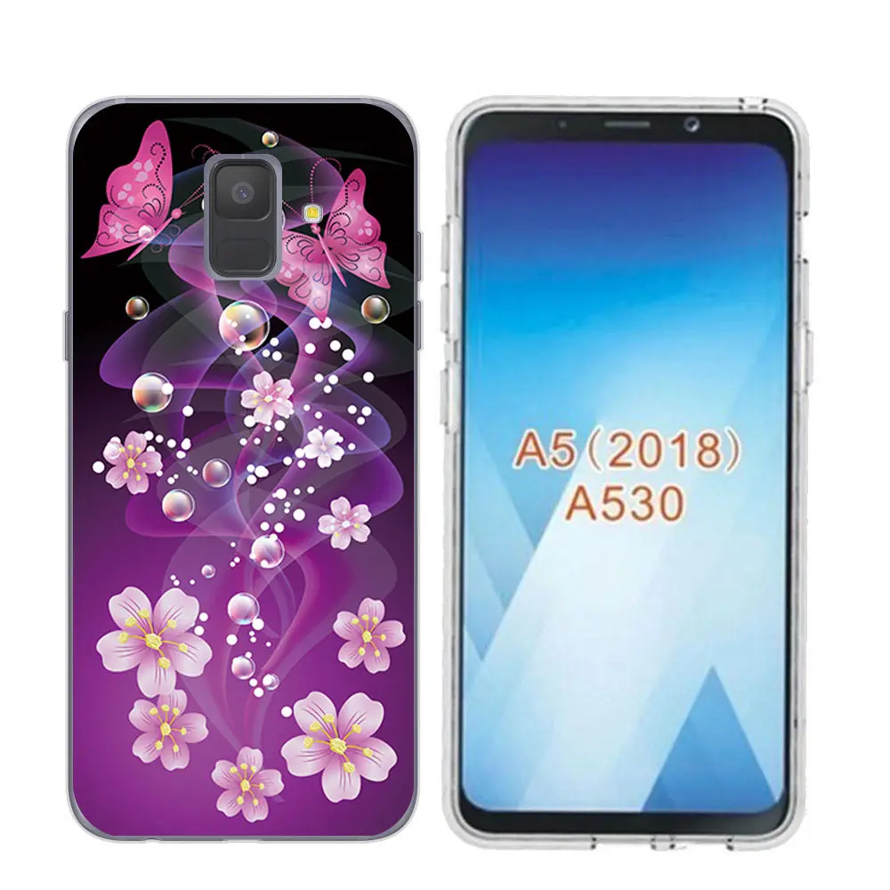 Arvin Clear Soft TPU Case FOR Samsung A5 Paniting Case FOR Samsung A3 A7 A8 Fashion Back Protective Phone Cover FOR A6 Plus 2018 (3)