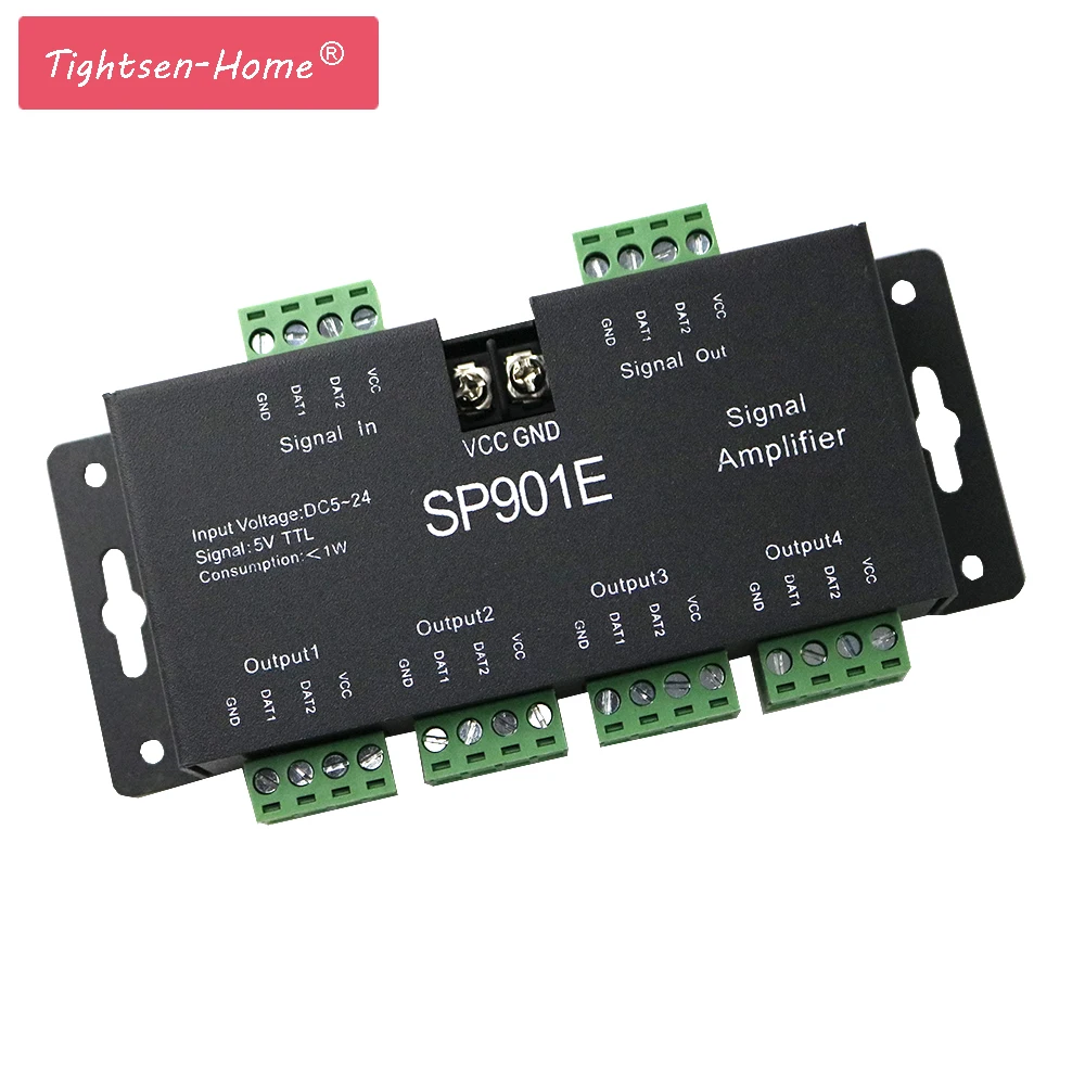 Контроллер усилителя светодиодного сигнала SP901E SPI выходной сигнал 4 группы