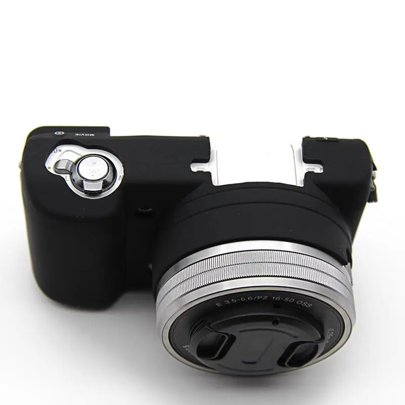 Silicone Rubber Camera Bag Protective Body Cover Case for Sony A5100A5000 A6000-2