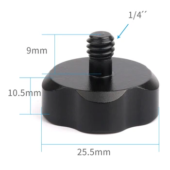 

CNC Aluminum Alloy Bracket Connector Adapter Mount 1/4 Screw for GOPRO HERO 5 4 3+ 3 XIAOYI Sports Camera DSLR Accessories