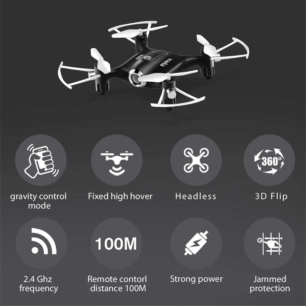 Оригинальный X20 S Детский Мини Дрон Elfie RC Квадрокоптер без камеры 6 aixs Gyro 2 4G 4CH